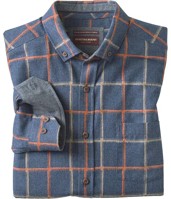 JOHNSTON & MURPHY - NEAL HEATHER SHIRT