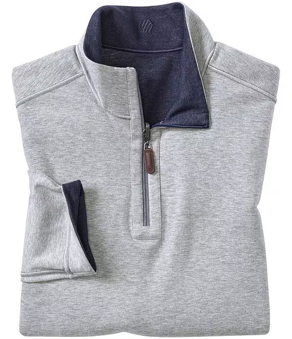 JOHNSTON & MURPHY - ICON REVERSIBLE QUARTER-ZIP