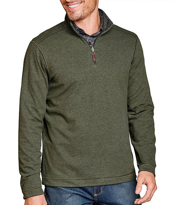 JOHNSTON & MURPHY - ICON REVERSIBLE QUARTER-ZIP