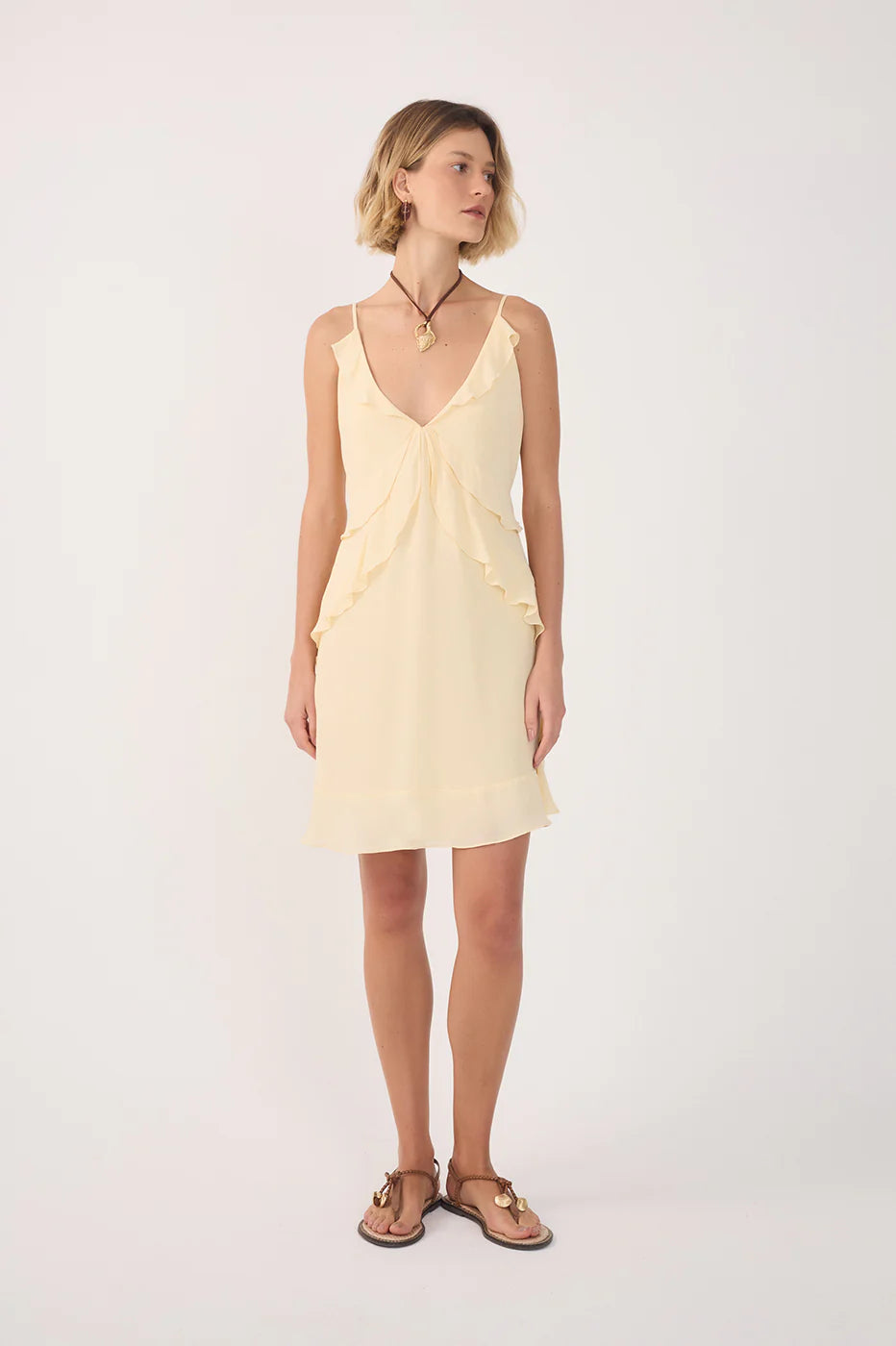 DRESS TO - WOMEN'S RUFFLE MINI DRESS