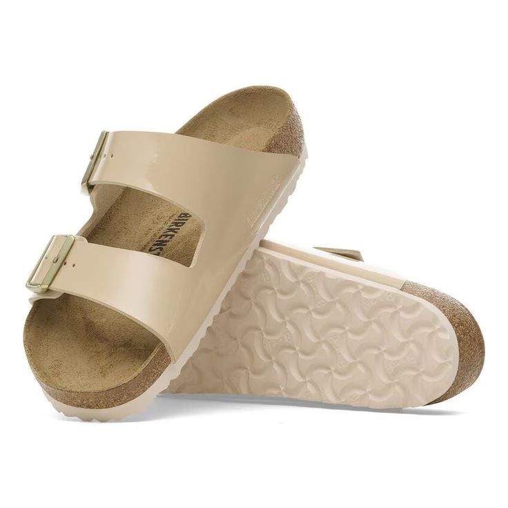 BIRKENSTOCK- ARIZONA BIRKO-FLOR PATENT SANDAL