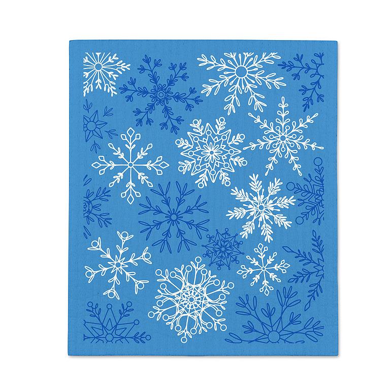 ABBOTT - SNOWFLAKES DISH AND TOWEL SET