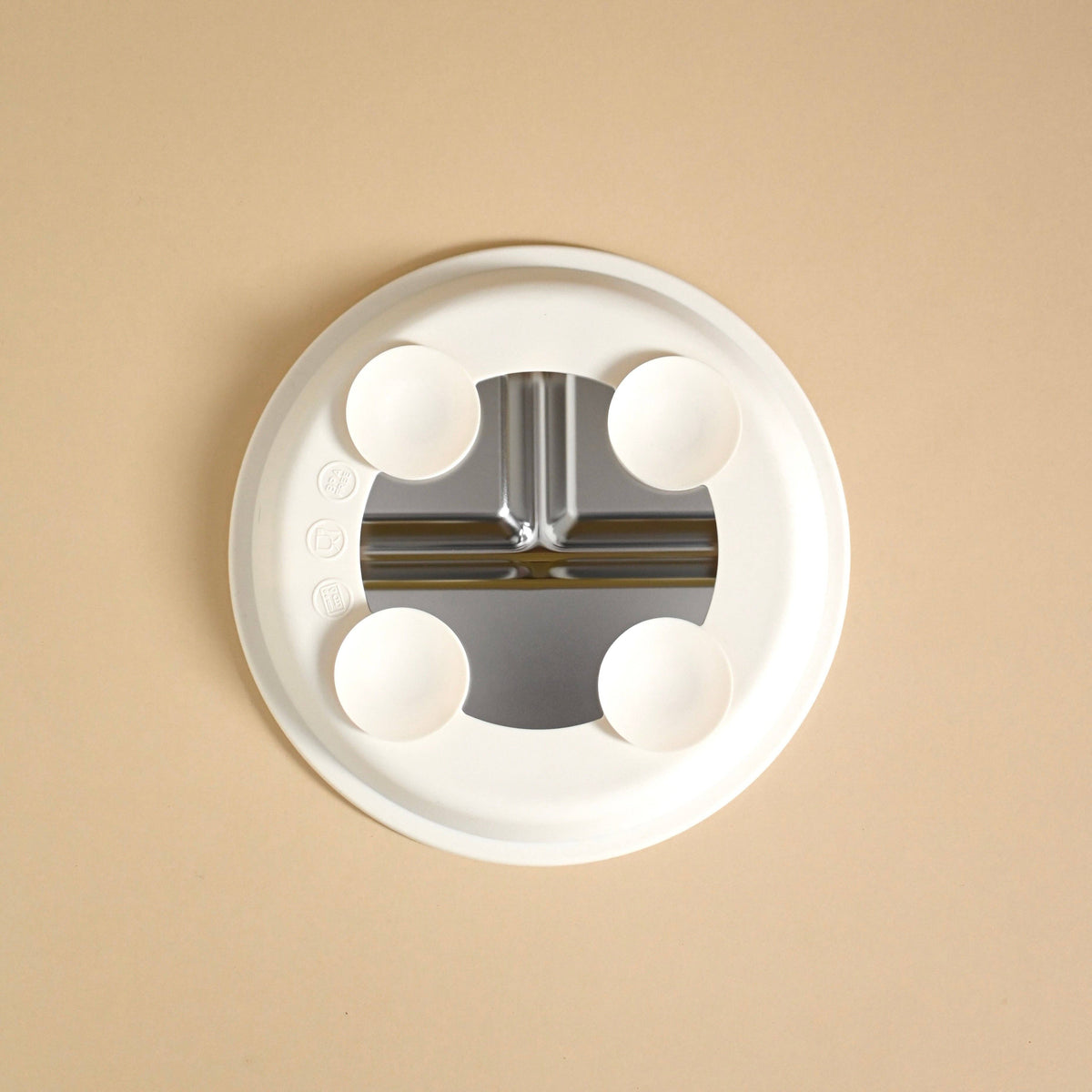 Stainless & silicone suction plate - Shell