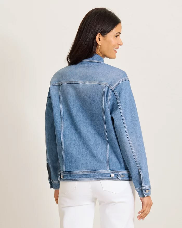 TOMMY BAHAMA - WOMEN'S INDIGO RELAXED JEAN JACKET