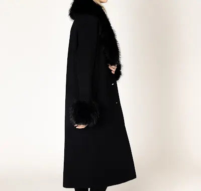 LYLA & LUXE - VICKI-FUR ESSENTIALS FUR COAT