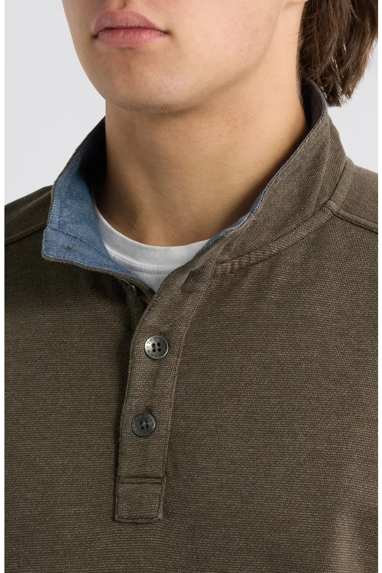 TOMMY BAHAMA - CASCADE FADE BUTTON MOCK