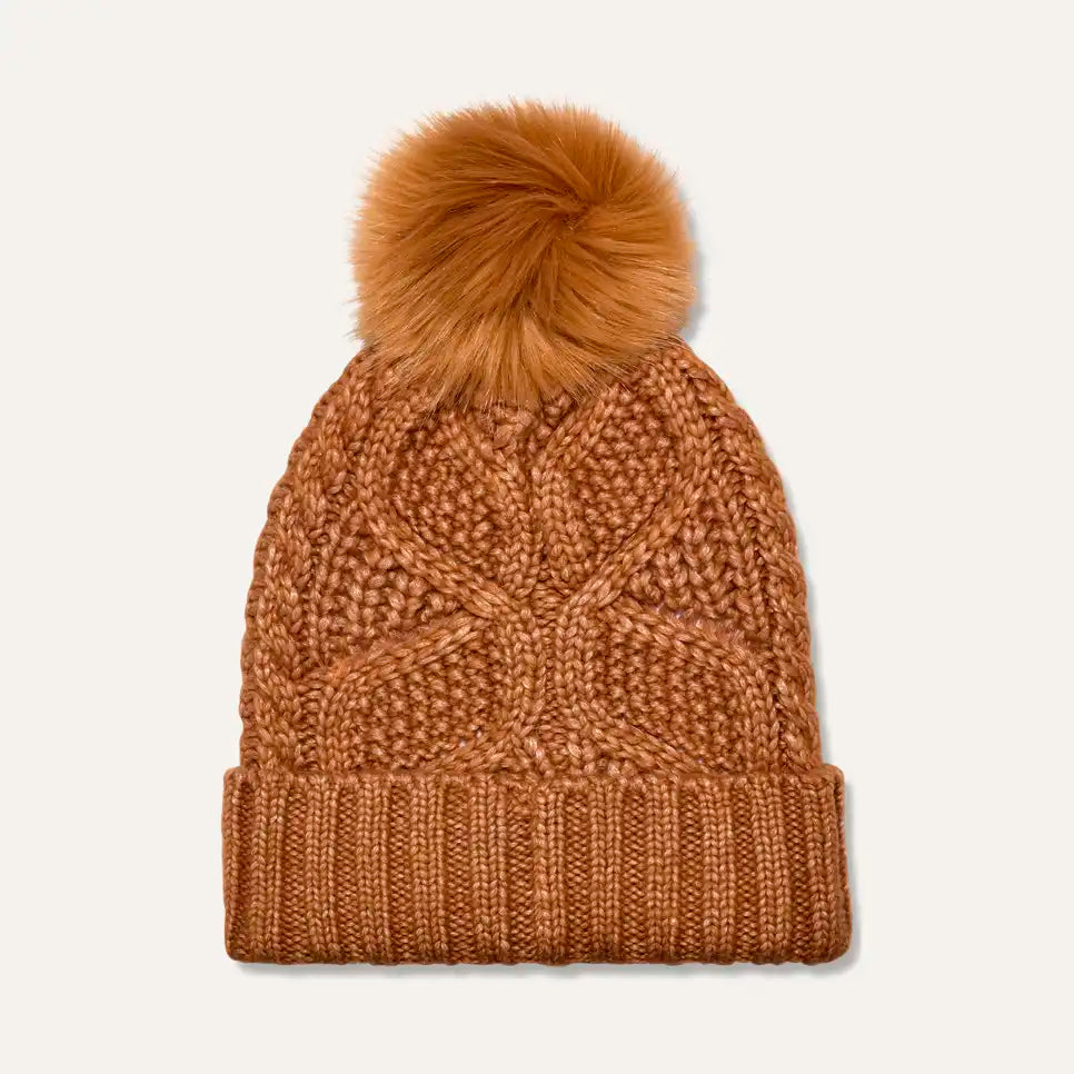 UGG - CABLE BEANIE WITH POM