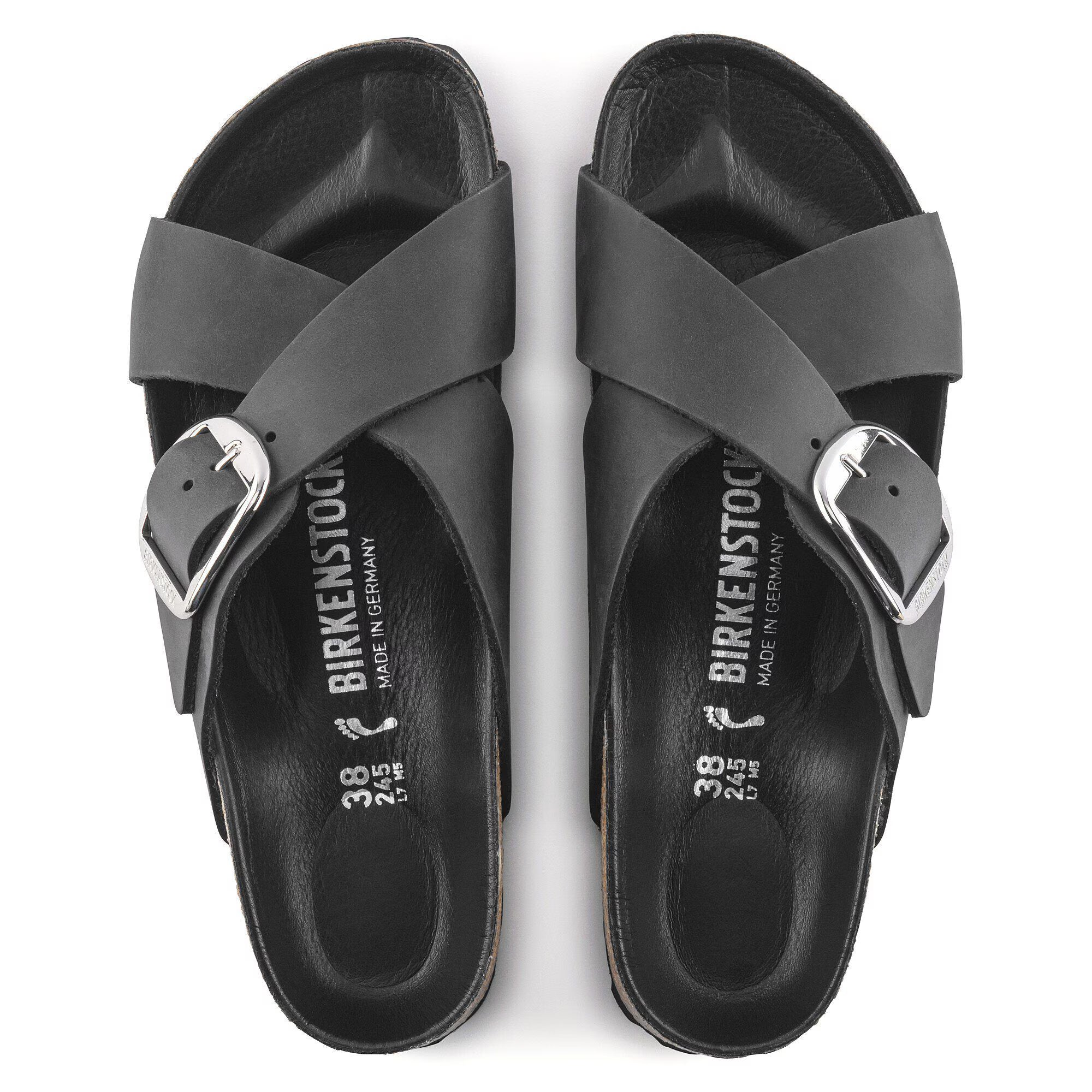 BIRKENSTOCK - SIENA BIG BUCKLE OILED SANDAL