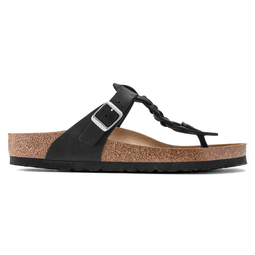 BIRKENSTOCK- WOMEN'S GIZEH OILED LEATHER SANDAL