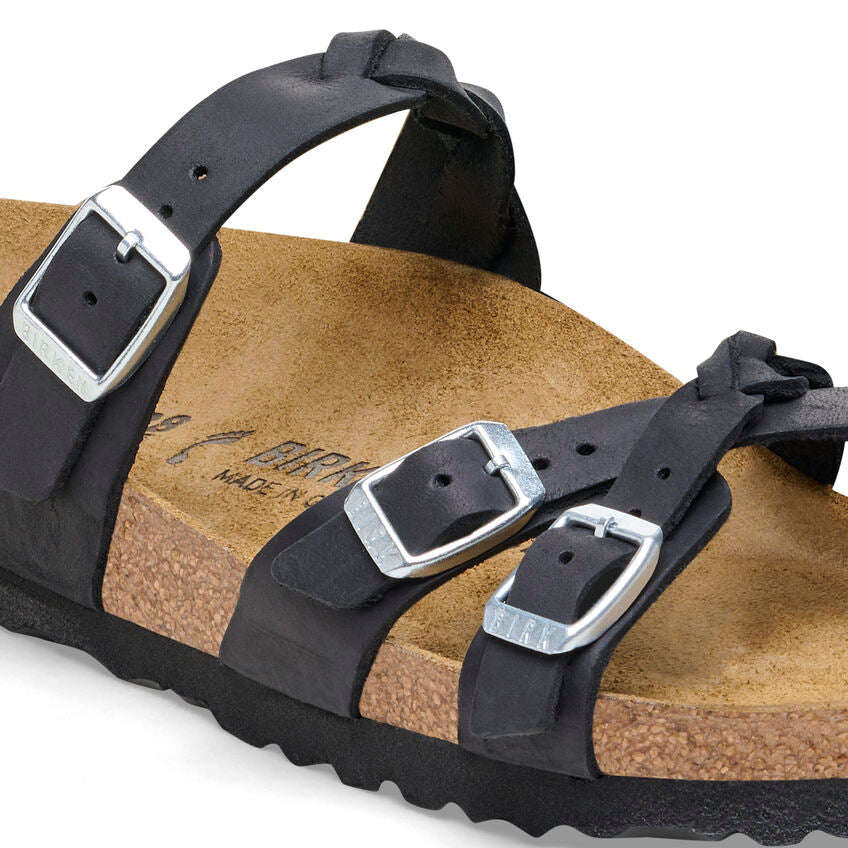 BIRKENSTOCK- WOMEN'S FRANCA BRAIDED OILED LEATHER SANDAL