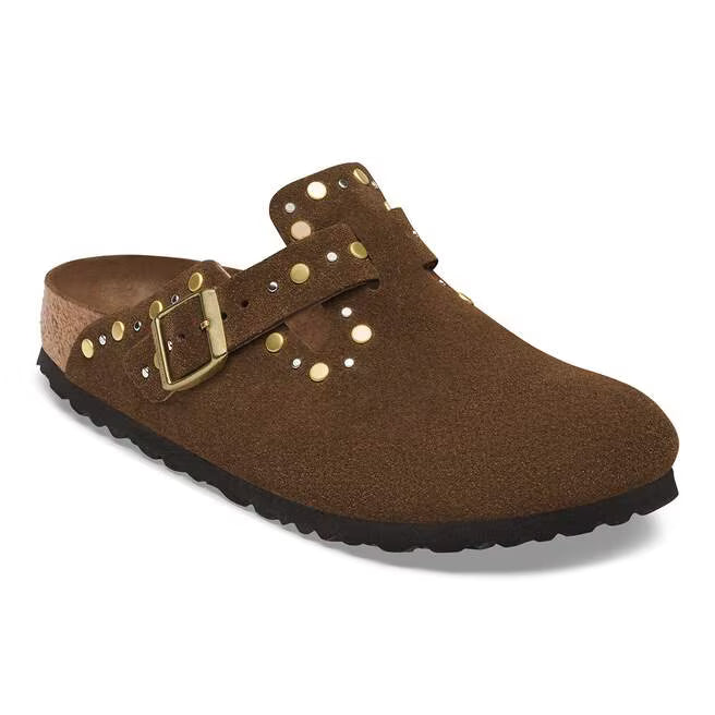 BIRKENSTOCK - BOSTON RIVET SUEDE CARAFE TONAL