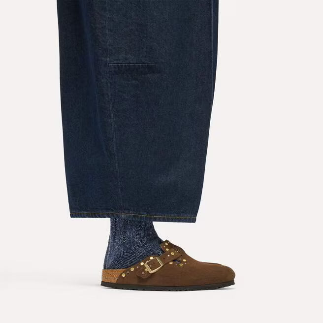 BIRKENSTOCK - BOSTON RIVET SUEDE CARAFE TONAL