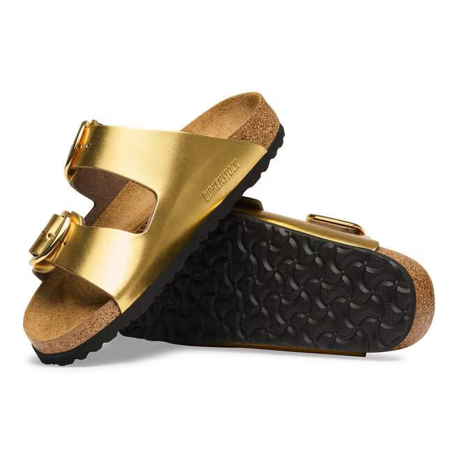 BIRKENSTOCK - ARIZONA BB LEATHER METALLIC SANDAL