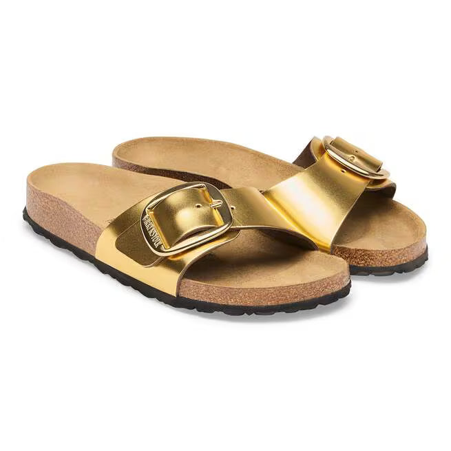 BIRKENSTOCK - MADRID BB LEATHER METALLIC SANDAL