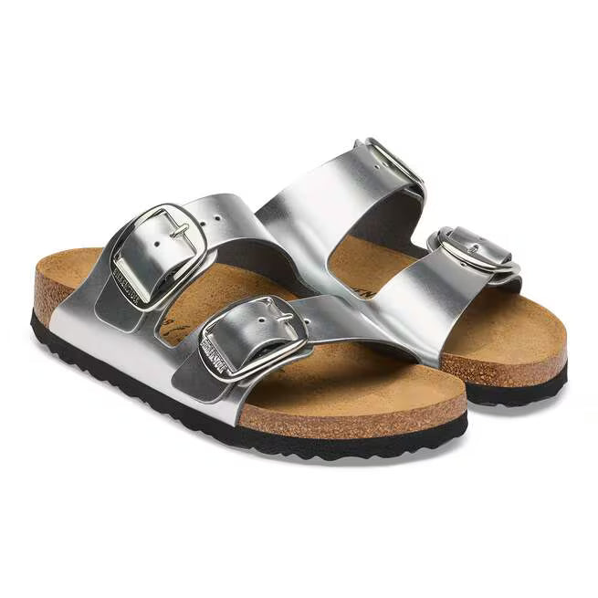 BIRKENSTOCK - ARIZONA BB LEATHER METALLIC SANDAL