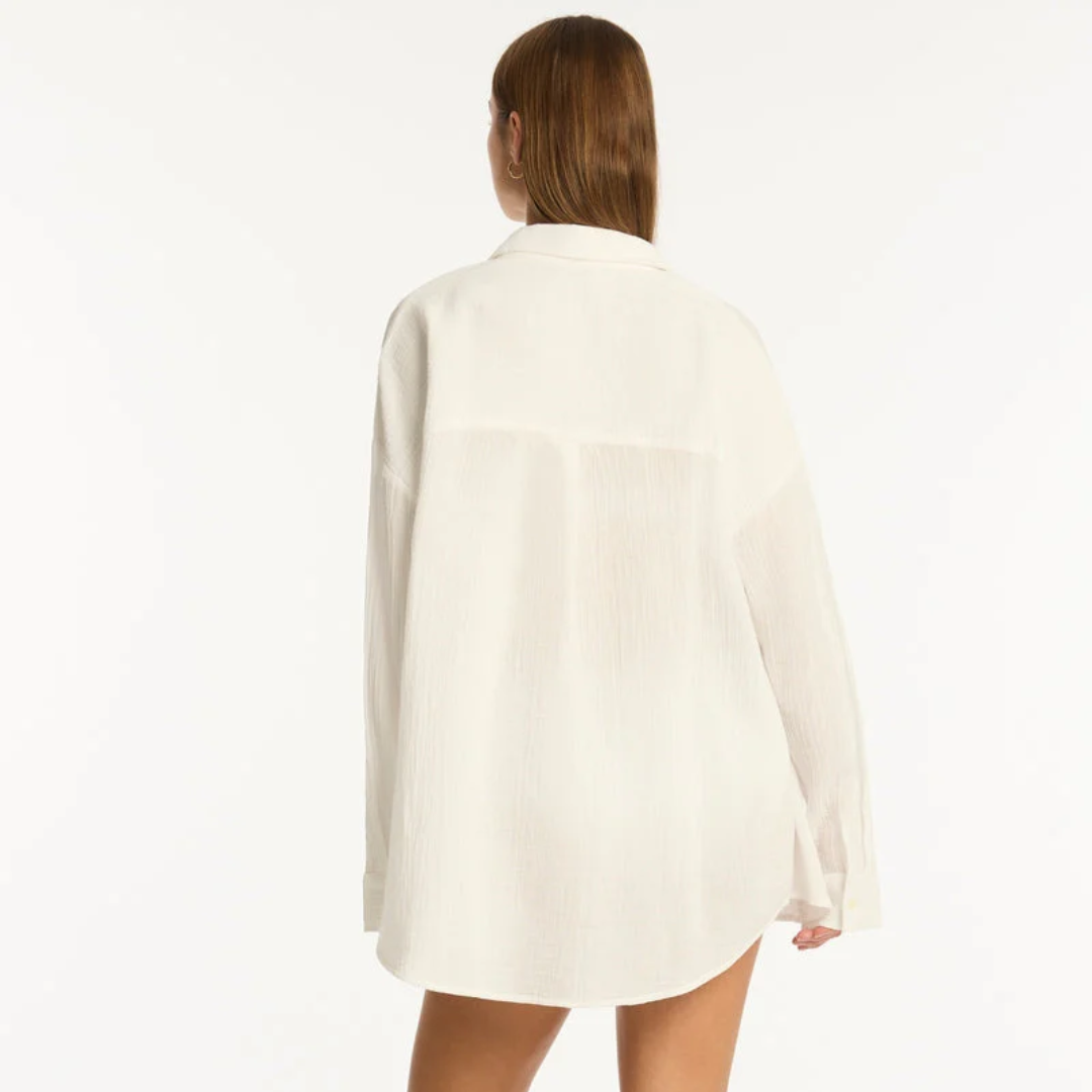 SEA LEVEL- WOMEN'S SUNSET BEACH SHIRT