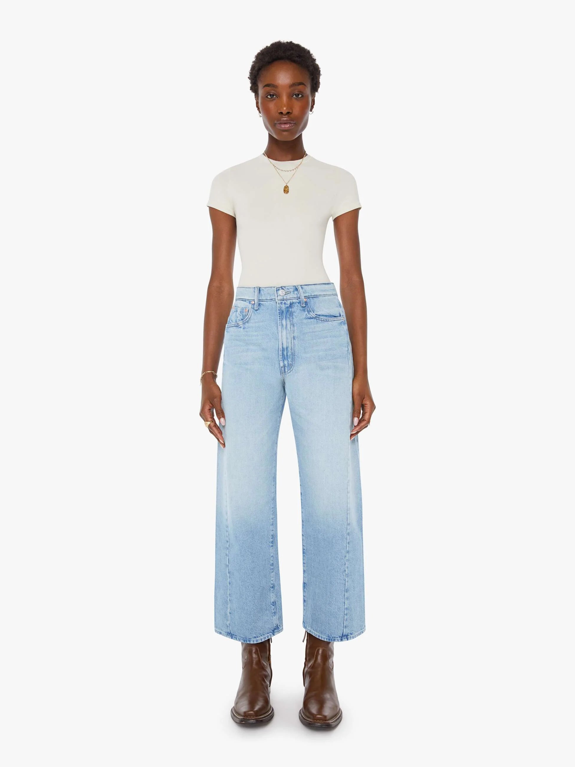 MOTHER - THE HALF PIPE ANKLE DENIM