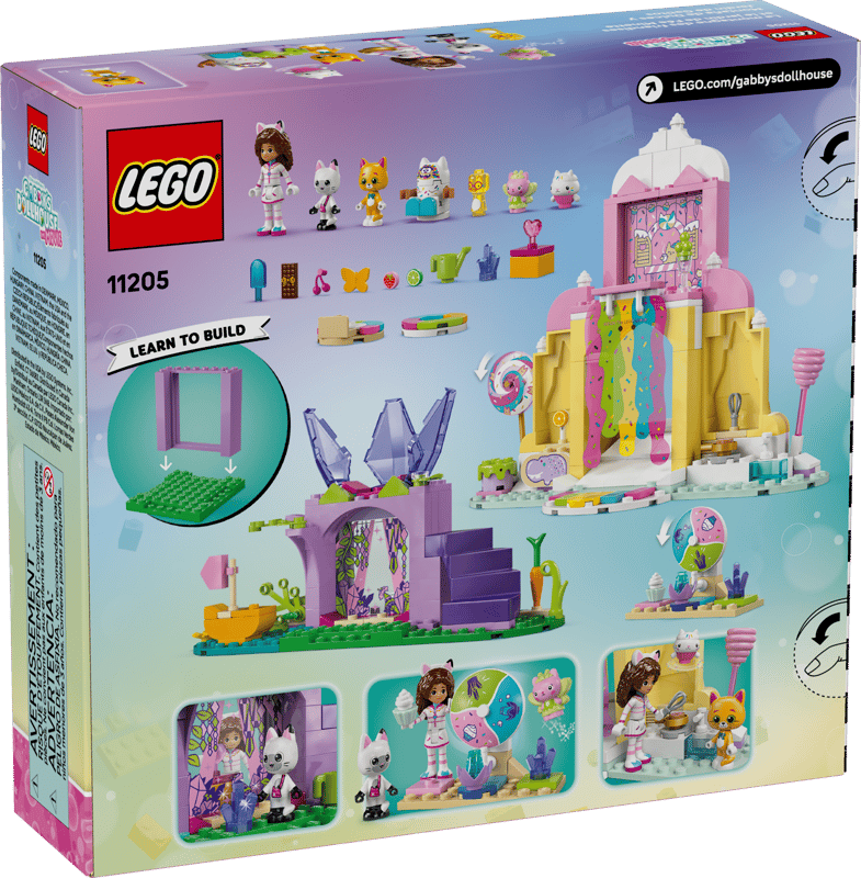 LEGO - 11205 - GABBY'S DOLLHOUSE - SWEET TREAT
MOUNTAIN & KITTY GARDEN - 263PCS - F25