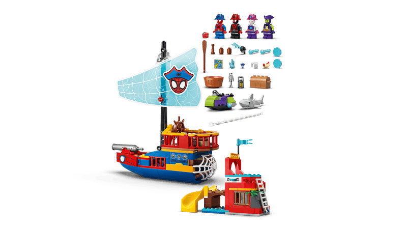 LEGO - 11208 - MARVEL - TEAM SPIDEY PIRATE SHIP - 201PCS