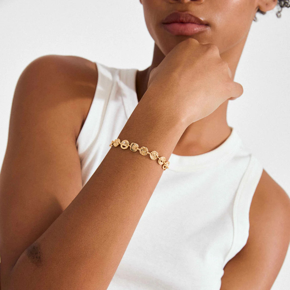 PILGRIM - Bracelet : Fire : Gold Plated :