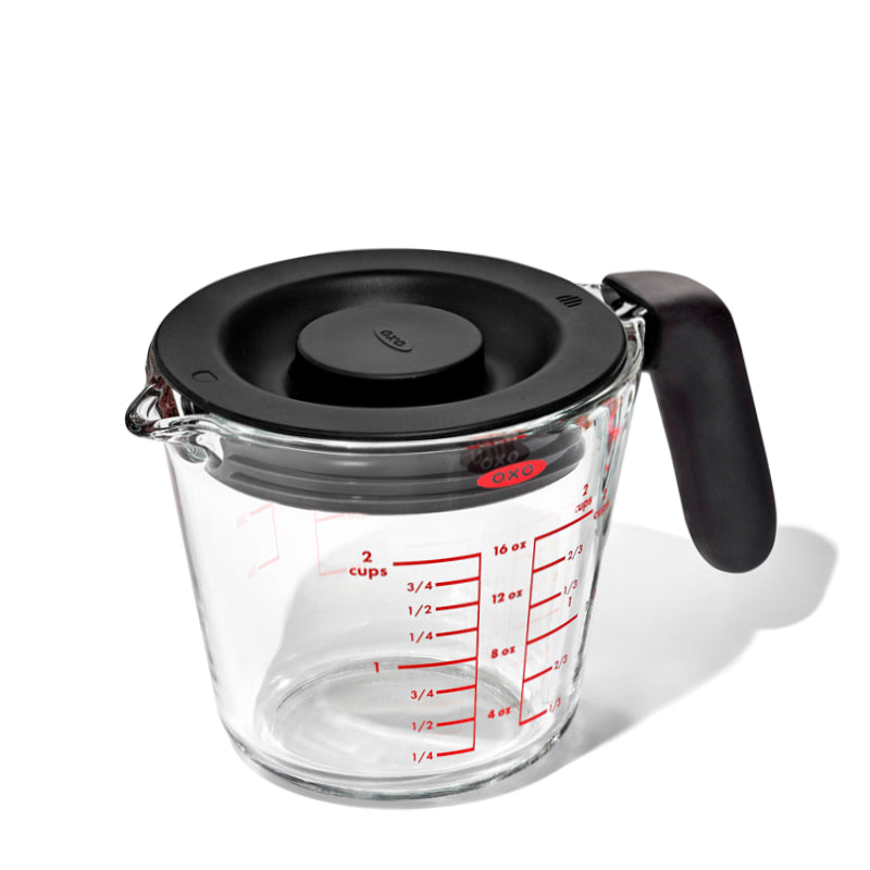 GOOD GRIPS - 2C GLASS MEASURE W/ LID