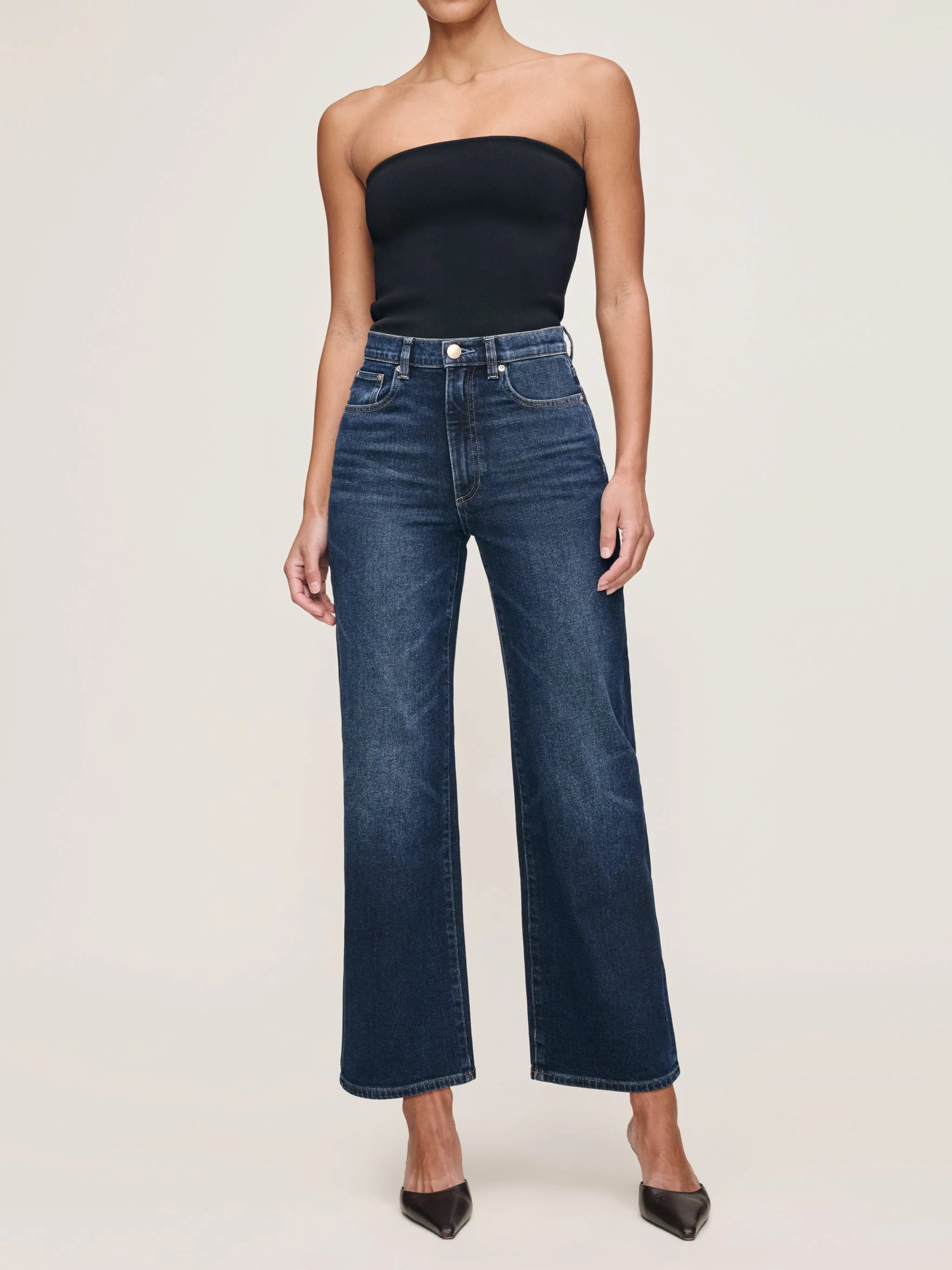 DL1961 - KARMINE REFINED WIDE LEG DENIM