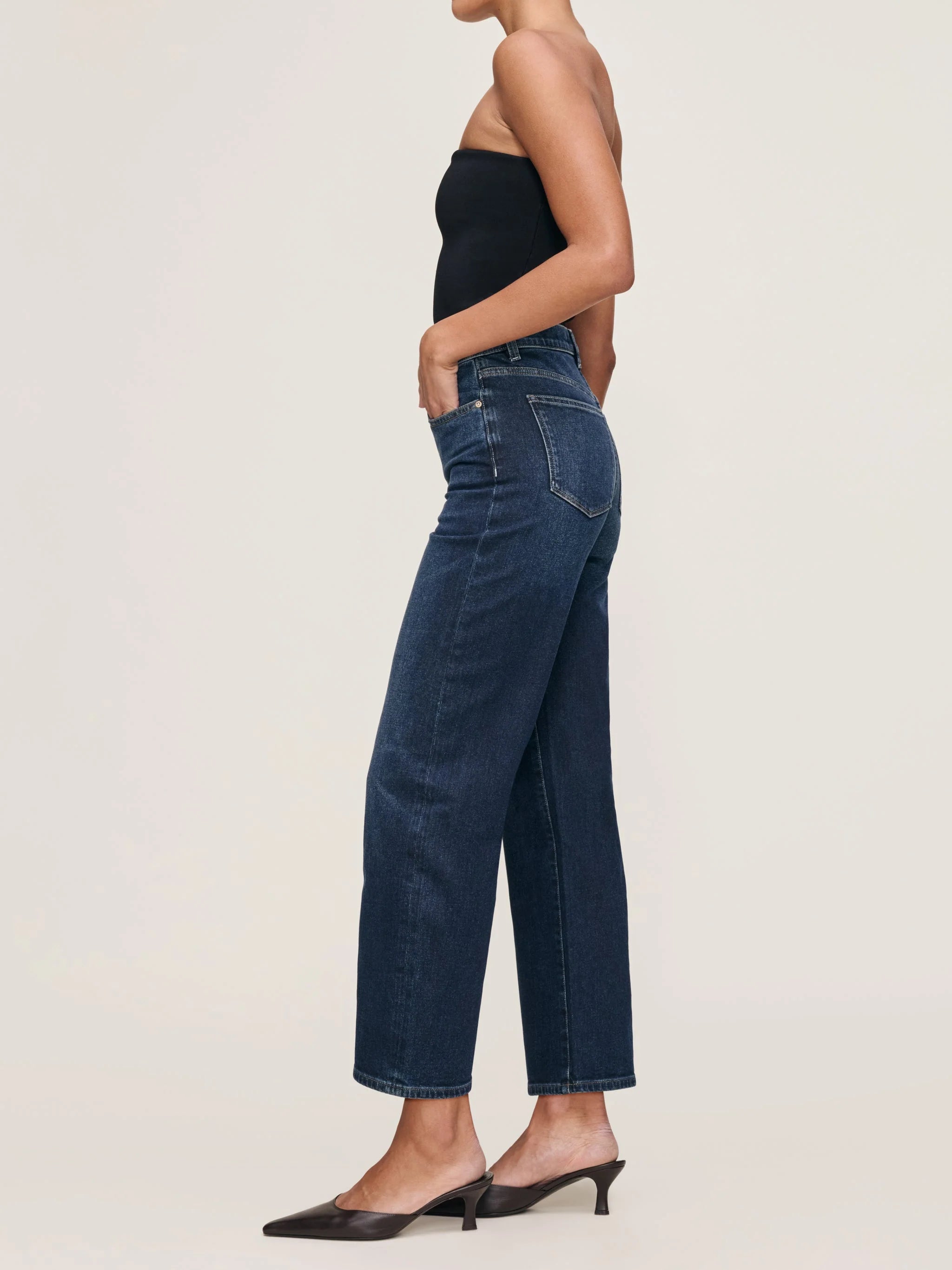 DL1961 - KARMINE REFINED WIDE LEG DENIM