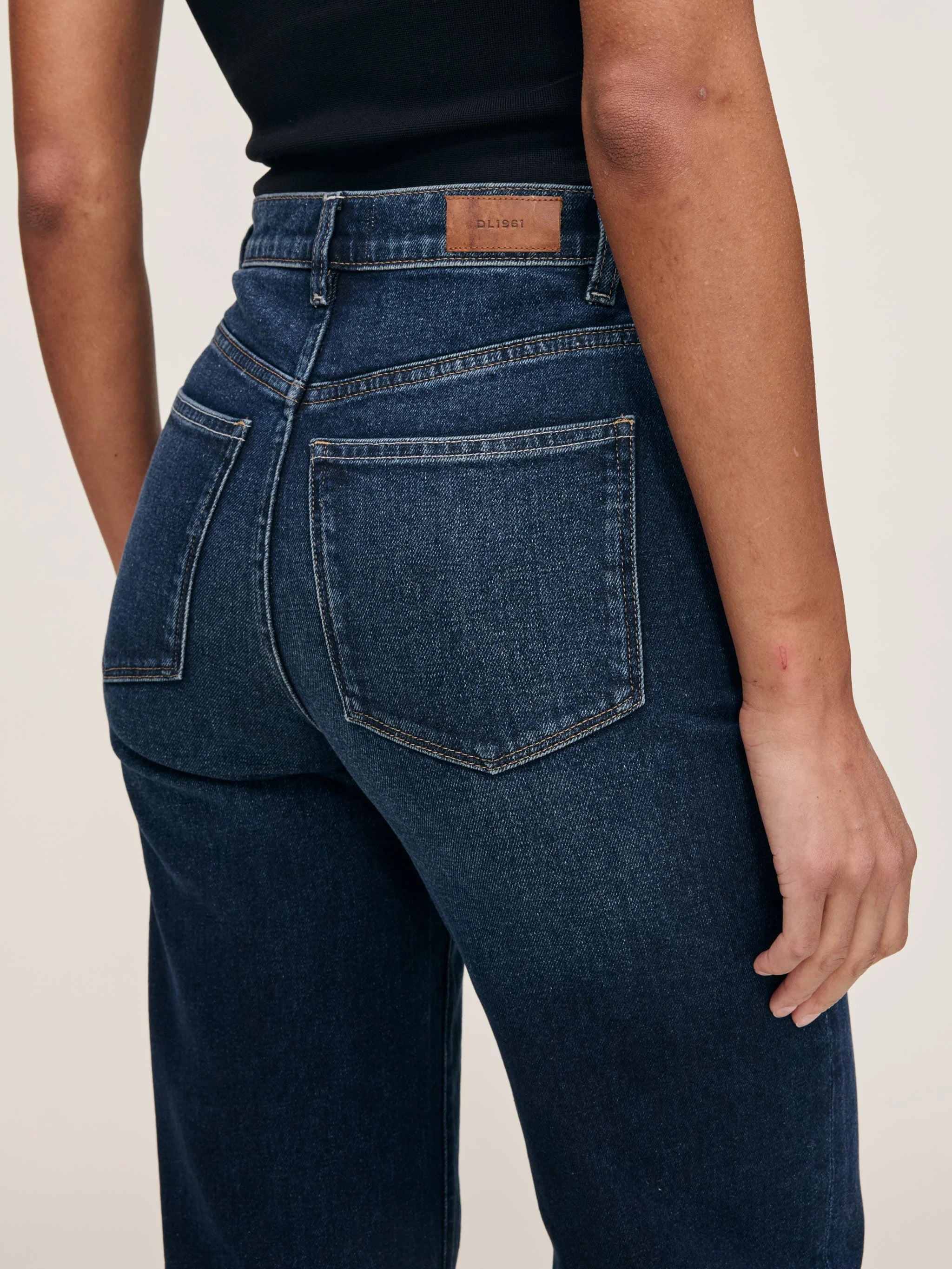 DL1961 - KARMINE REFINED WIDE LEG DENIM