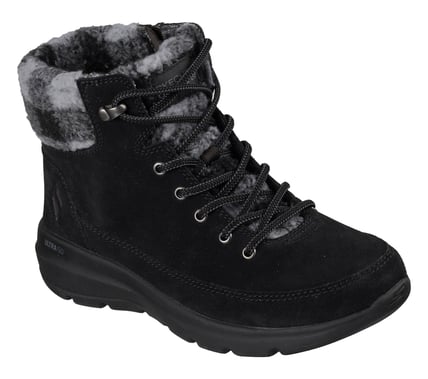SKECHERS- WOMEN'S ON THE GO GLACIAL ULTRA SUEDE LACE-UP BOOT