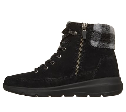 SKECHERS- WOMEN'S ON THE GO GLACIAL ULTRA SUEDE LACE-UP BOOT