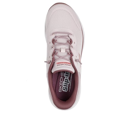 SKECHERS- WOMEN'S FLEX APPEAL MESH KNOTTED BUNGEE SLIP-IN SHOE