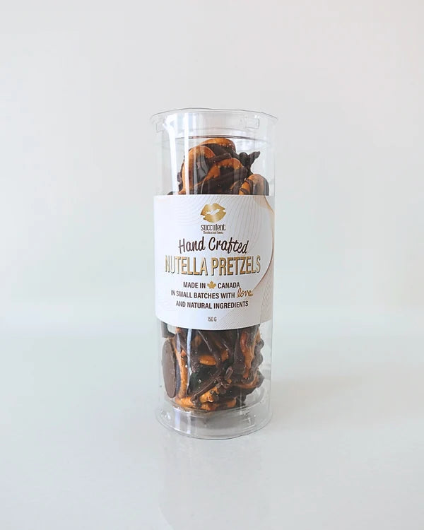 SUCCULENT CHOCOLATE - NUTELLA PRETZELS TUBE