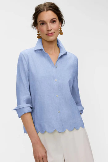 FOXCROFT - SCARLETT LONG SLEEVE SHIRT