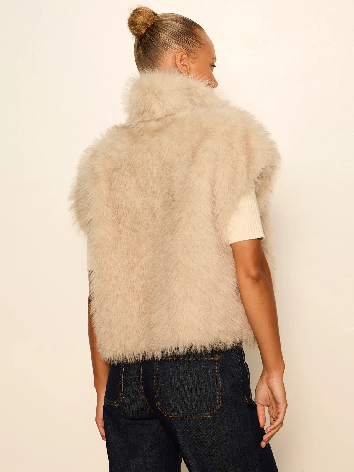 SANCTUARY - WOMEN'S SILKY FUR VEST