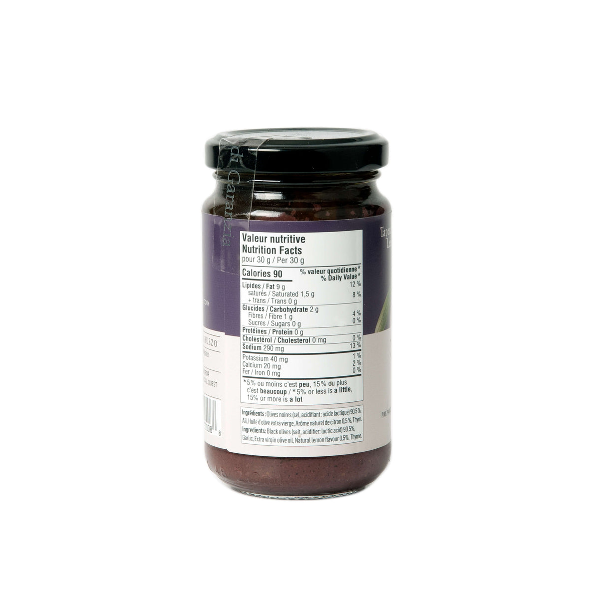 FAVUZZI - LEMON BLACK OLIVE TAPENADE