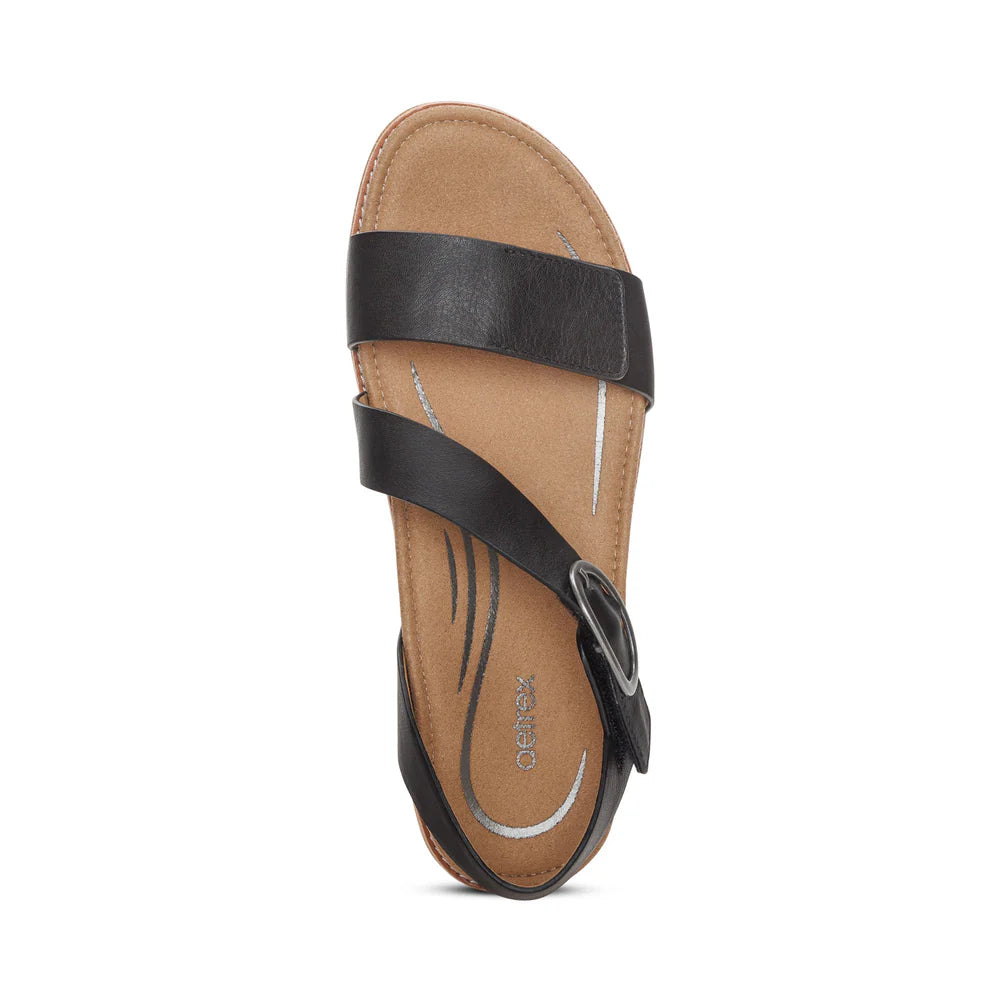 AETREX - TAMARA ASYMMETRICAL QUARTER STRAP SANDAL