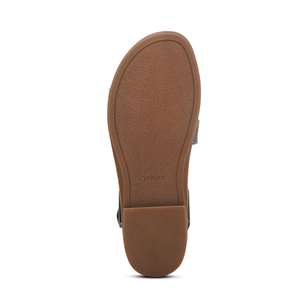 AETREX - TAMARA ASYMMETRICAL QUARTER STRAP SANDAL