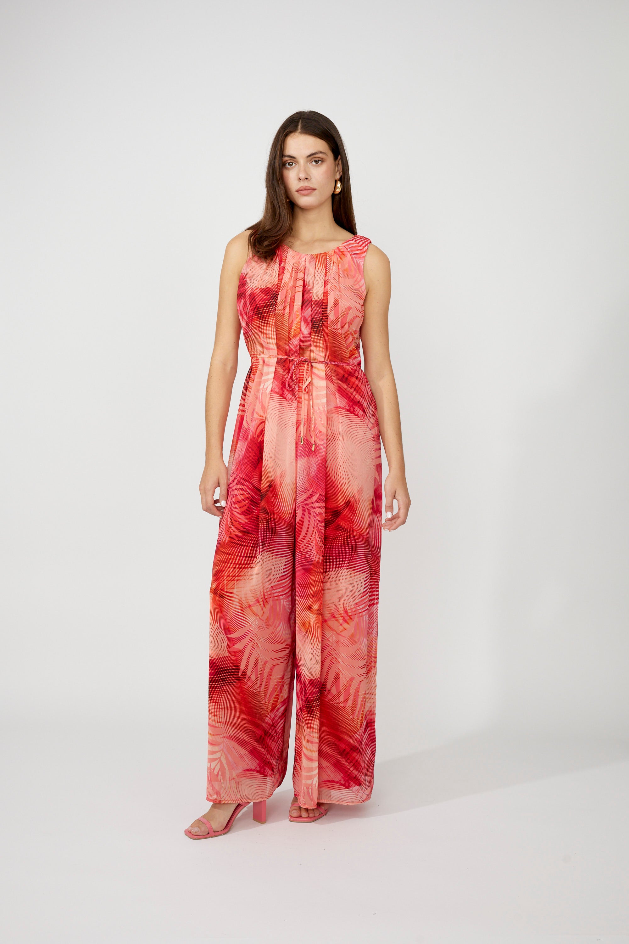 Frank Lyman- Women's Floral Sleeveless Jumpsuit
