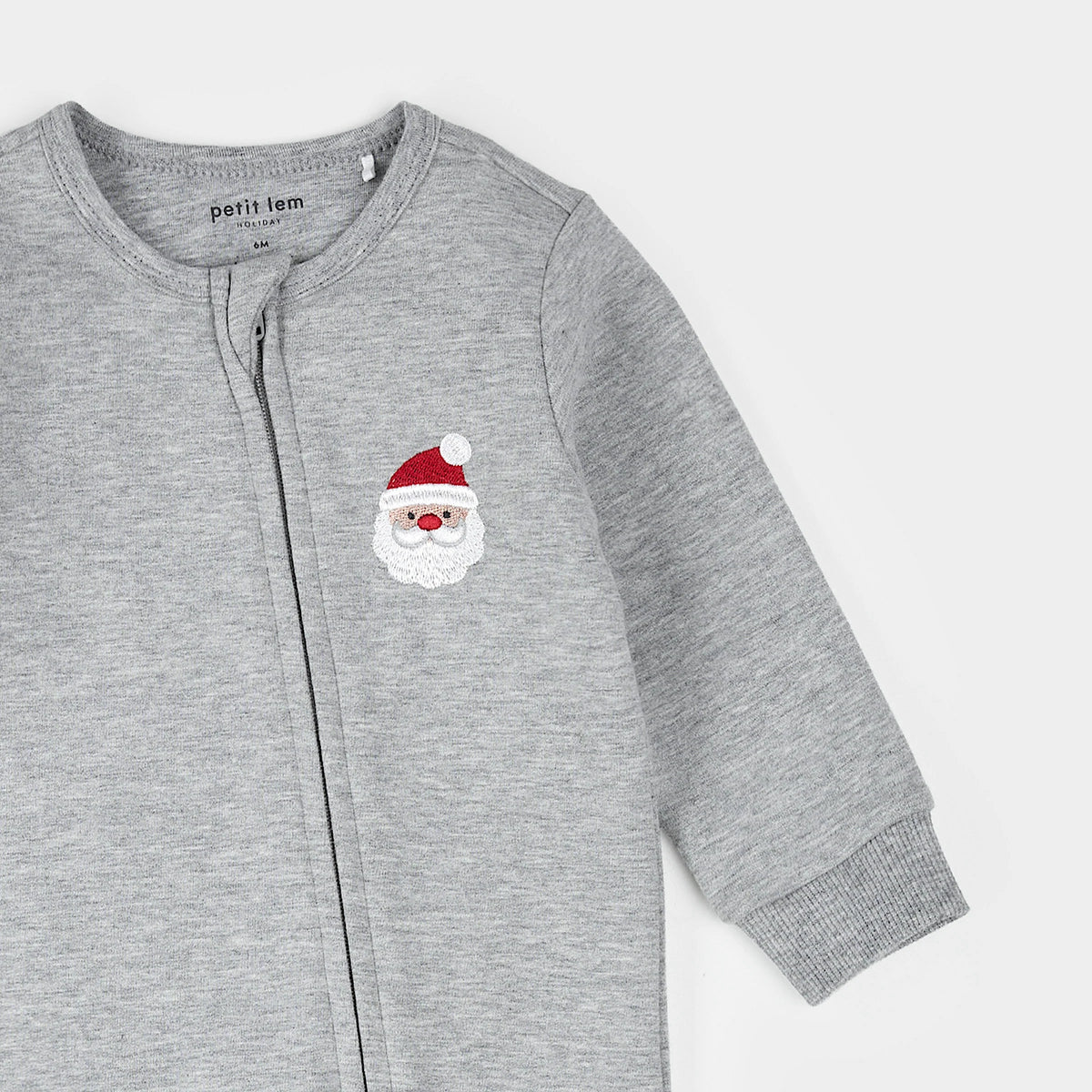 PETIT LEM - SANTA BABY PLAYSUIT