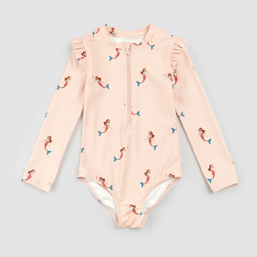 MILES THE LABEL- KIDS LONG-SLEEVE SWIMSUIT