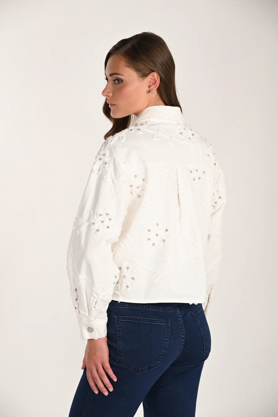 FRANK LYMAN - WOMEN'S WOVEN DENIM JACKET