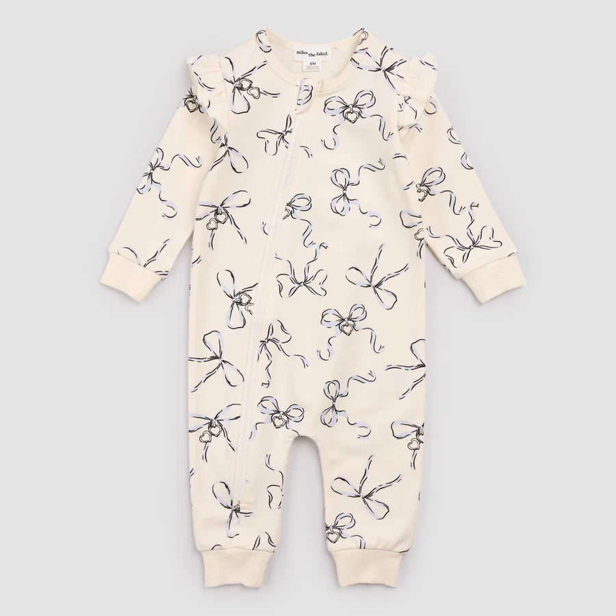 MILES THE LABEL - GIRLS PLAYSUIT LOCKET PRINT