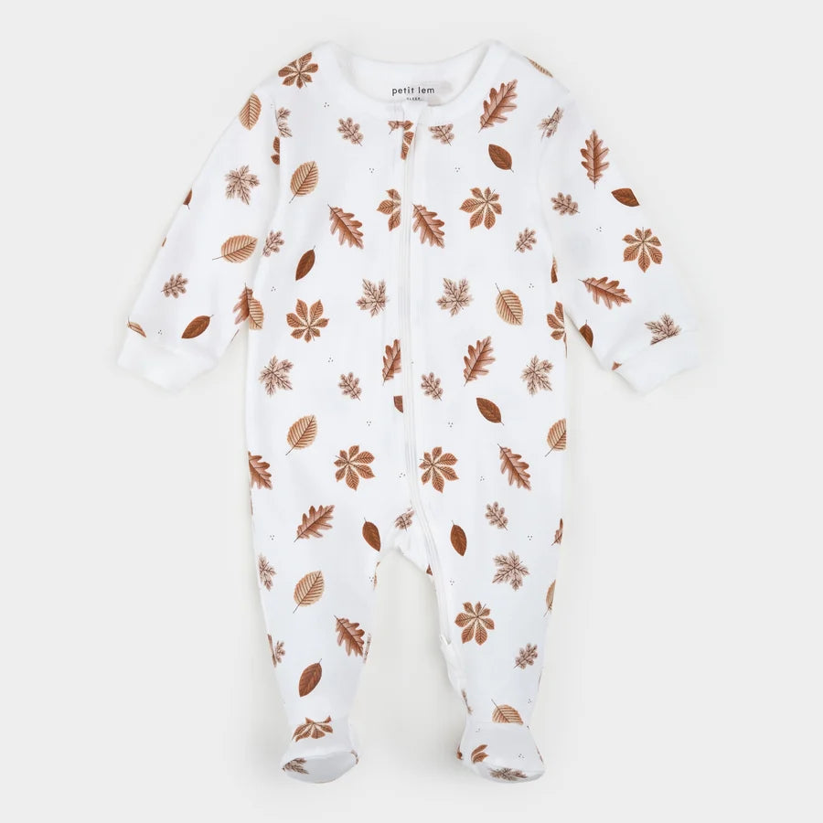 PETIT LEM - UNISEX FOOTED SLEEPER 26FRS12P49-B