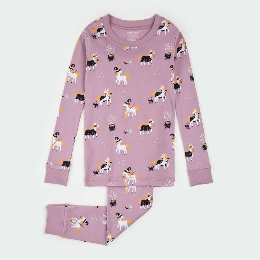 PETIT LEM - KID'S BEWITCHED UNICORNS PJ SET