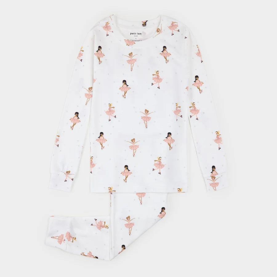 PETIT LEM - 2PC PJ SET: TOP + PANT KNIT