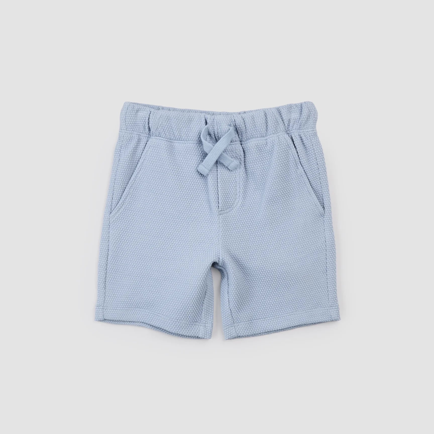 MILES THE LABEL - BOY SHORT KNIT-BLUE DUSTY 26RMW01B03-K
