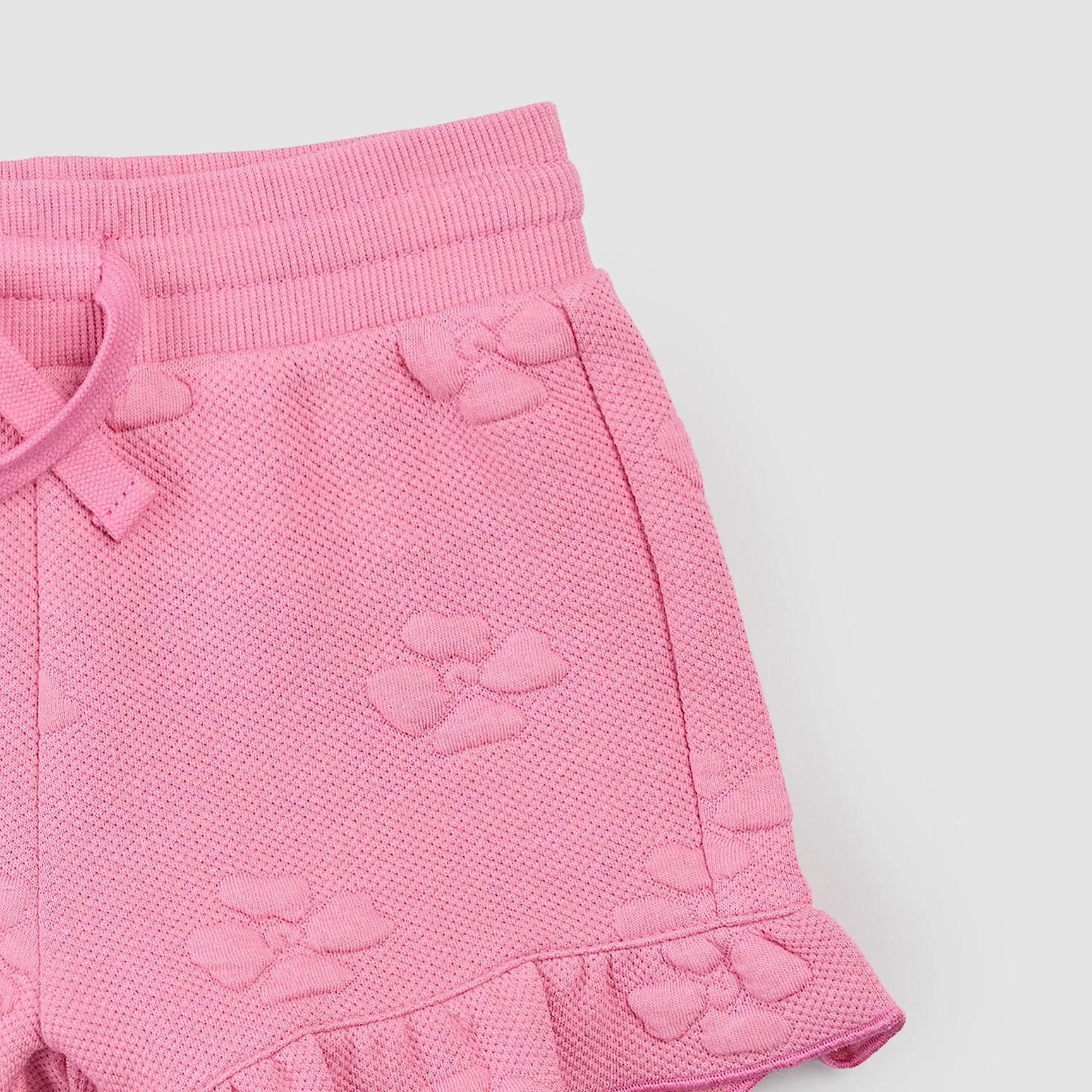 MILES THE LABEL - GIRL SHORT KNIT-PINK DK. 26RMW02B04-Y