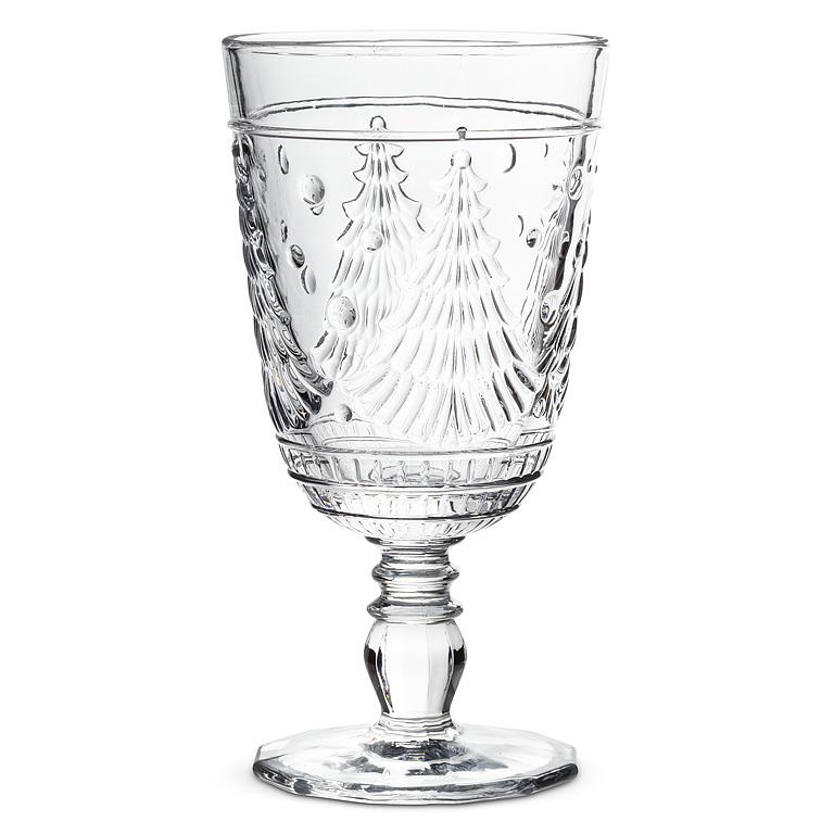 ABBOTT - CHRISTMAS TREE GOBLET-6.5"H(8OZ)
