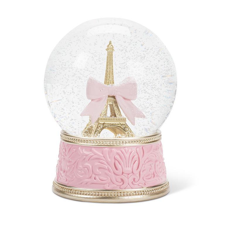 ABBOTT - LG EIFFEL TOWER SNOW GLOBE-6"H