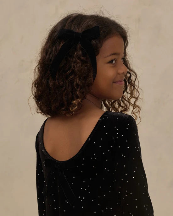 NORALEE - GIRLS PENNY BLACK RHINESTONE DRESS